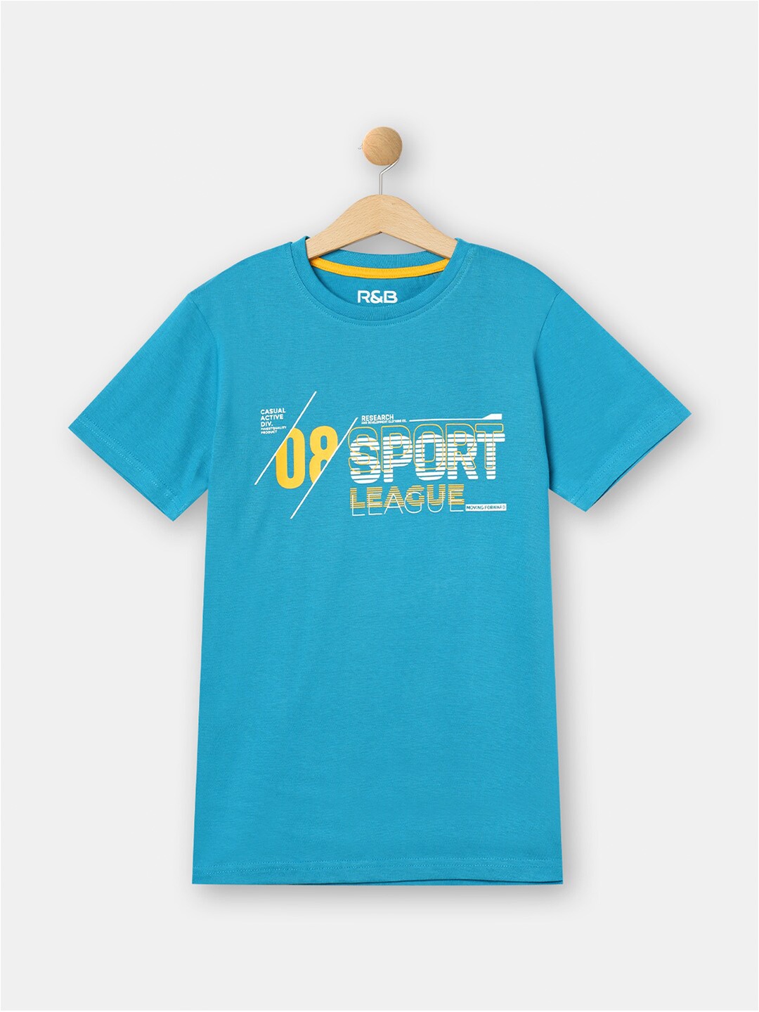 

R&B Boys Blue Sports Printed T-shirt