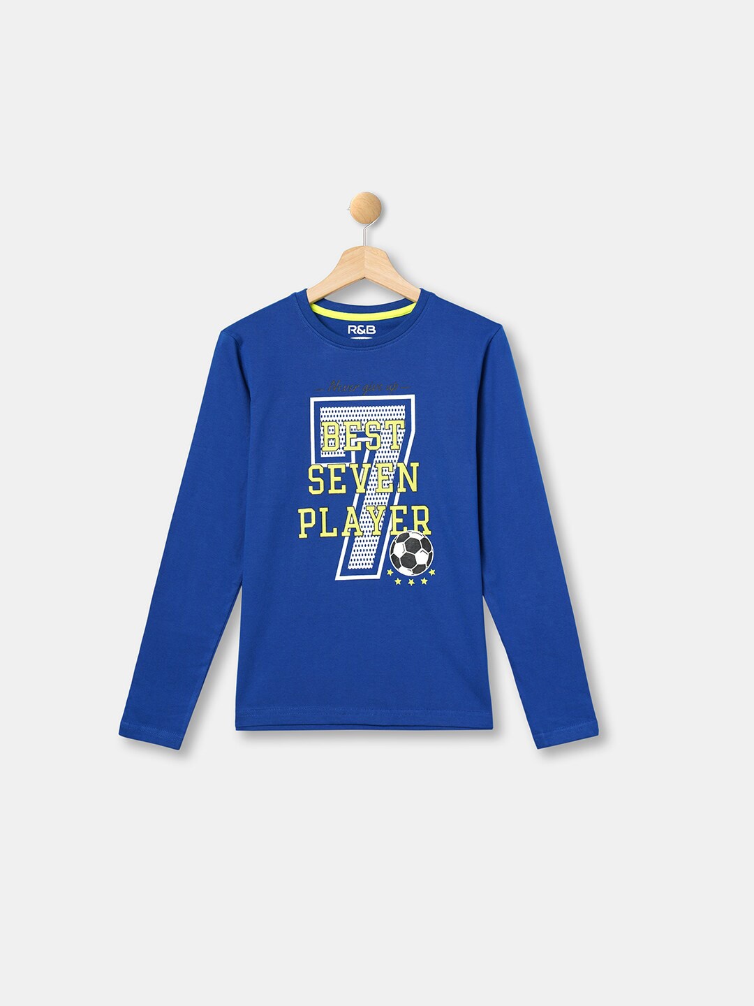 

R&B Boys Blue Sports Printed T-shirt