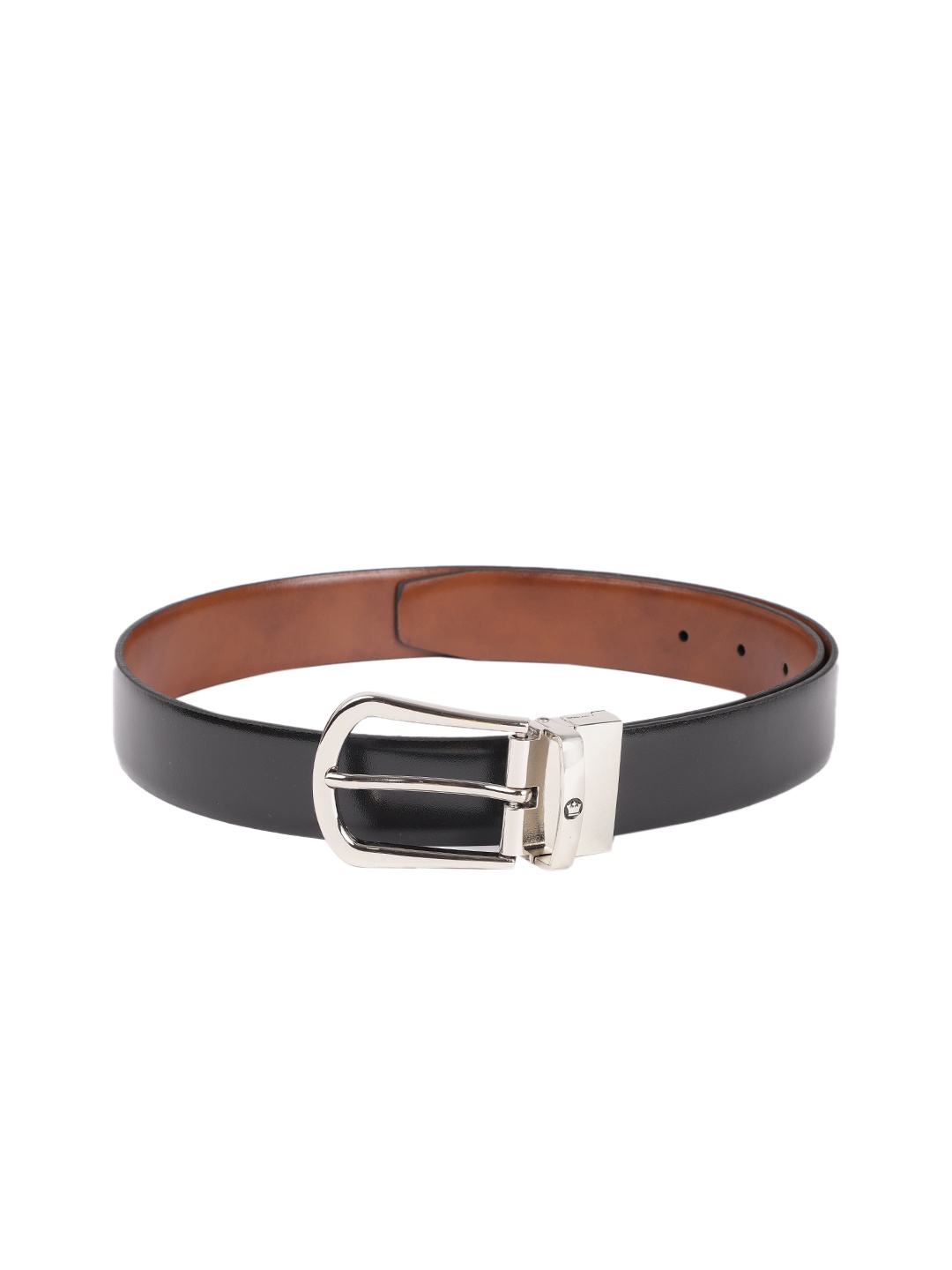 

Louis Philippe Men Black & Brown Solid Reversible Leather Belt