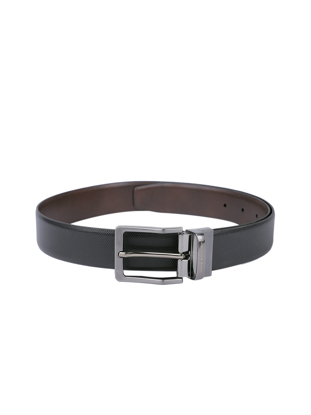 

Louis Philippe Men Black & Brown Reversible Leather Belt