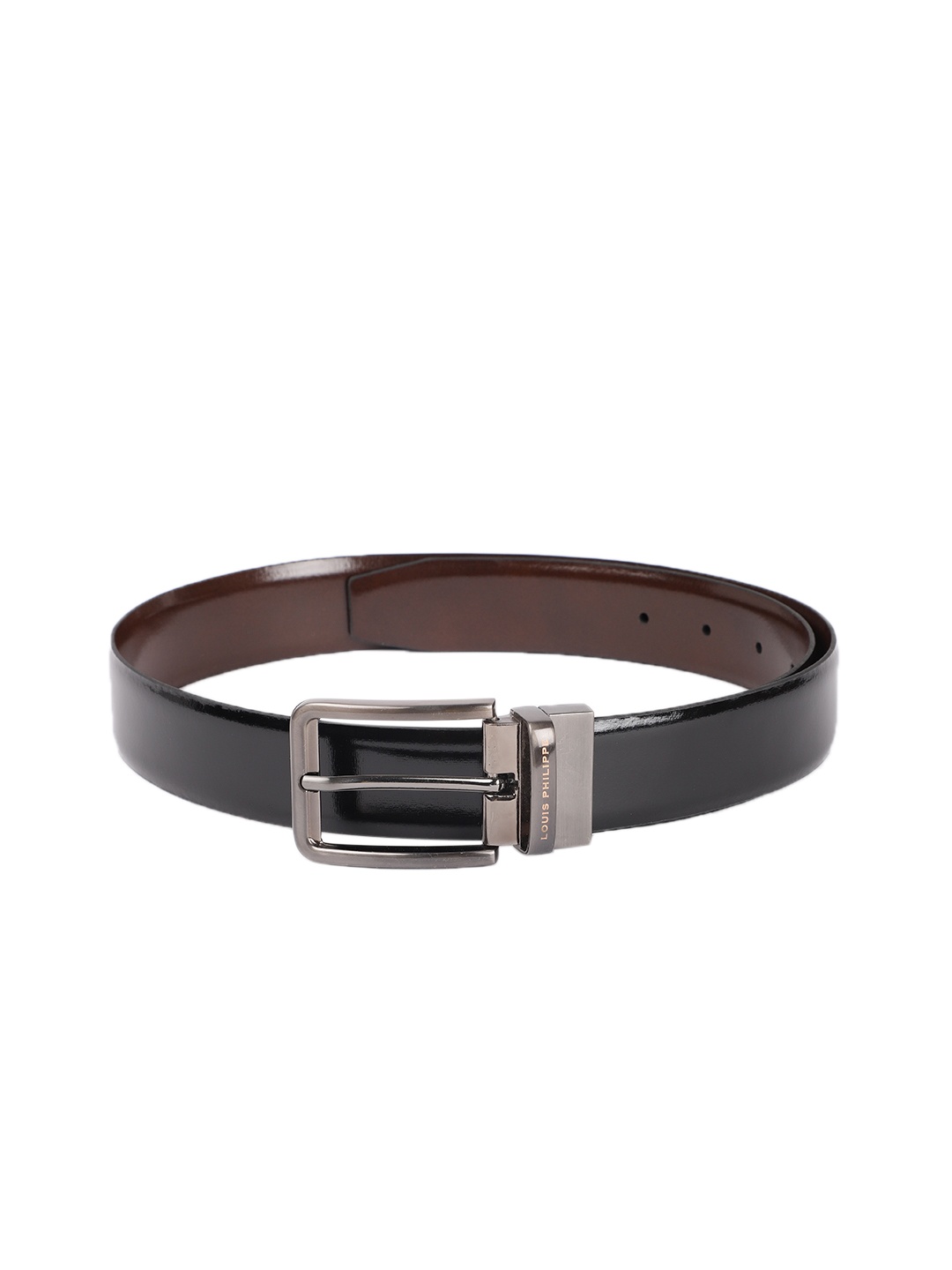 

Louis Philippe Men Black & Brown Reversible Leather Belt