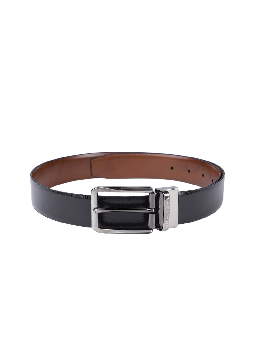 

Louis Philippe Men Black & Brown Reversible Leather Belt