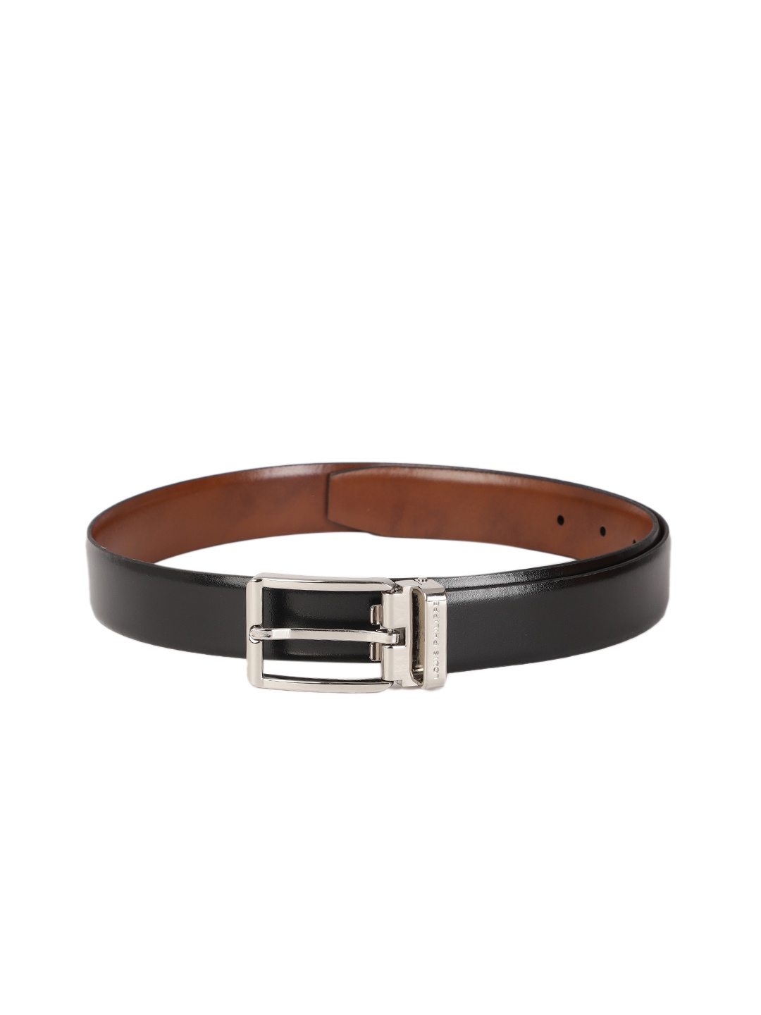 

Louis Philippe Men Black Leather Belt