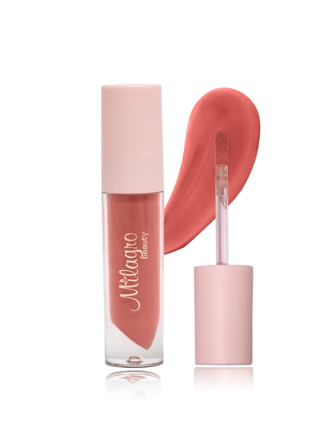 

Milagro beauty Liquid Matte Lipstick Hydrating Long Lasting Smudge-proof Color Pinkish Orange, Joy, Pink