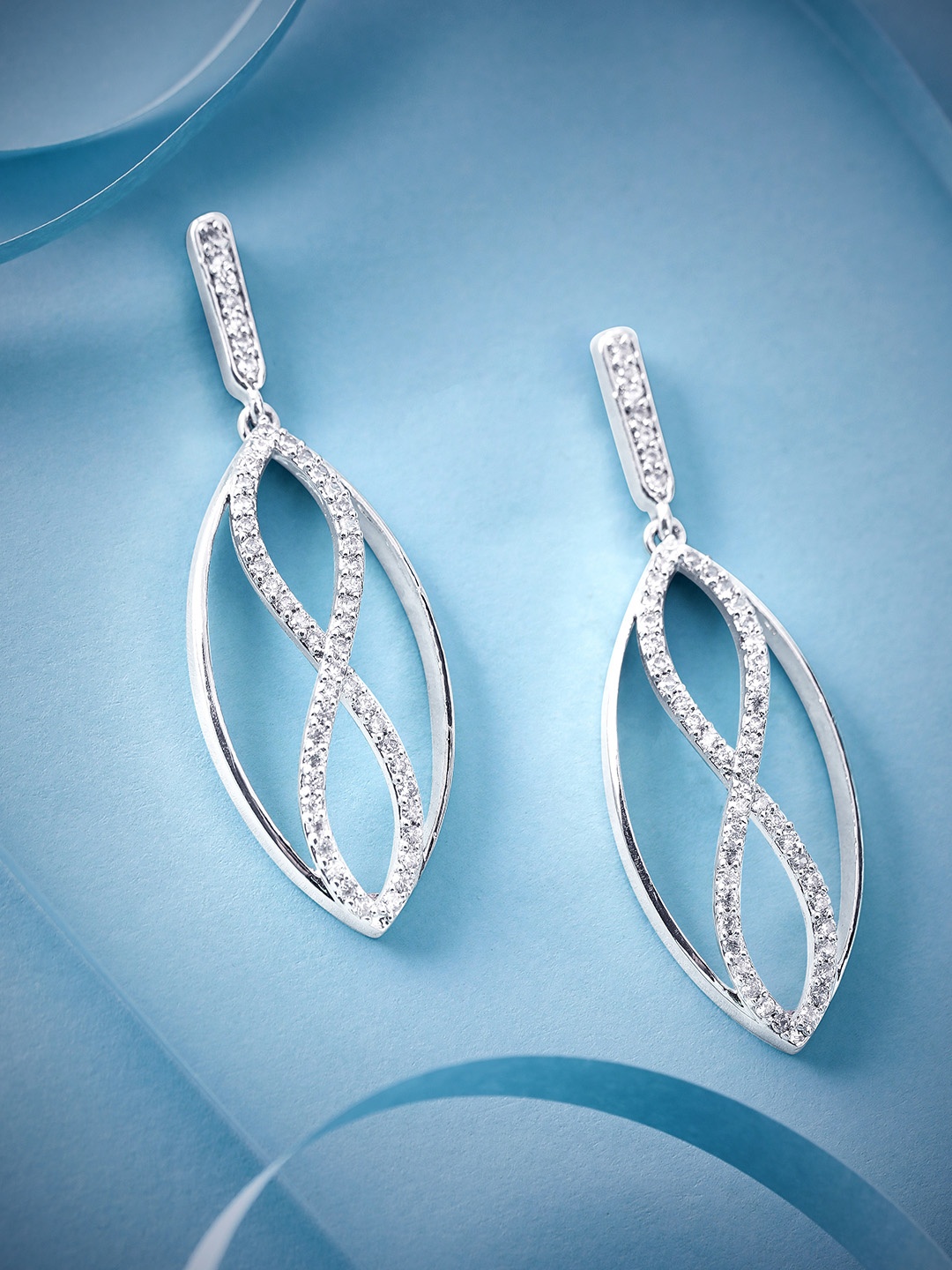 

Rubans 925 Sterling Silver The Marquise Of Infinity Drop Earrings