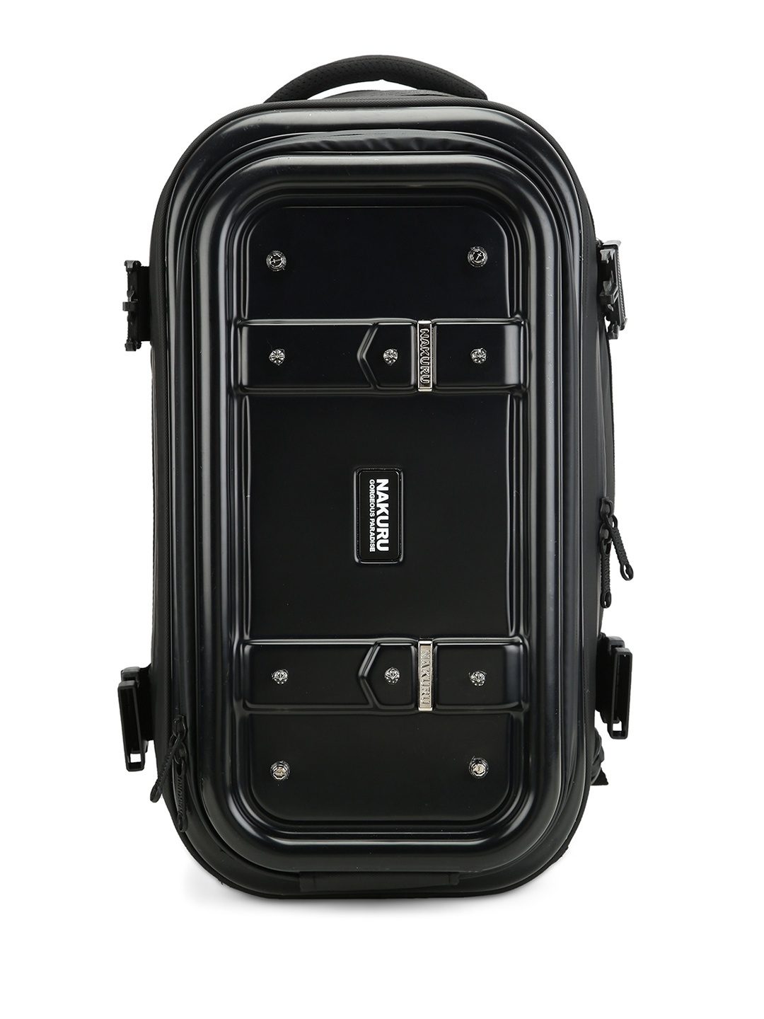 

NAKURU Horizon Travel Gear Shiny Hard Soft Medium One Size Backpack, Black
