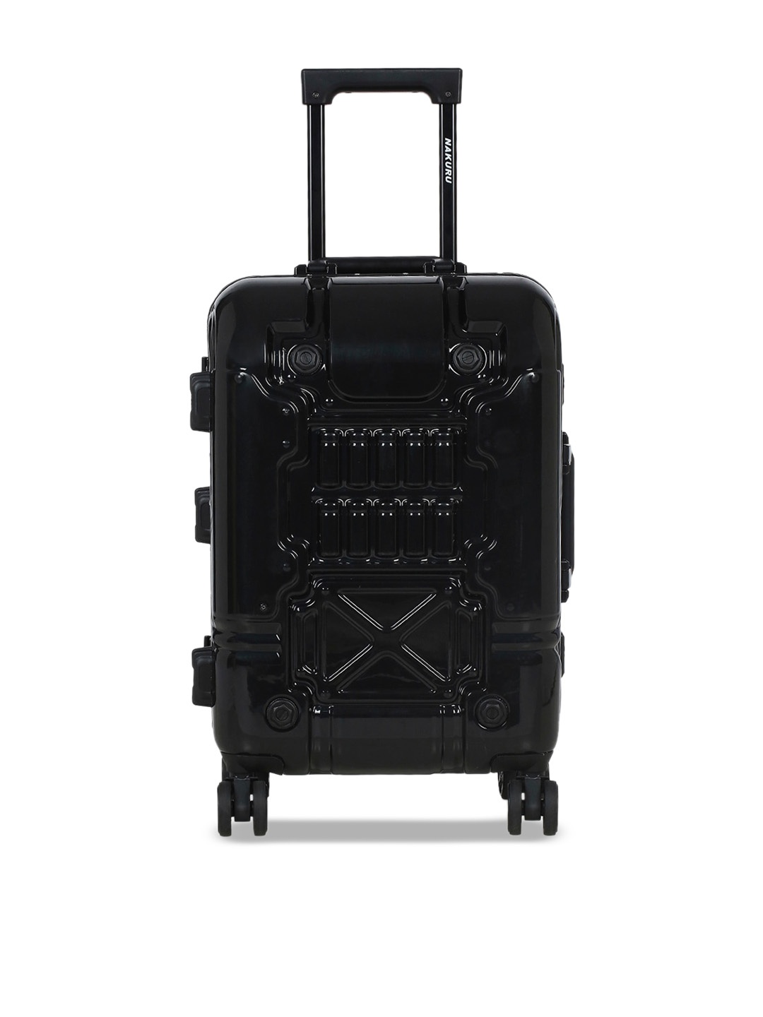 

NAKURU Roam Wise Gear Hard 20" Cabin Luggage Trolley Suitcase, Black