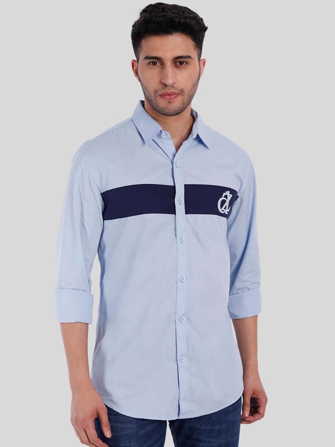 

DEZANO Men Blue Comfort Casual Shirt