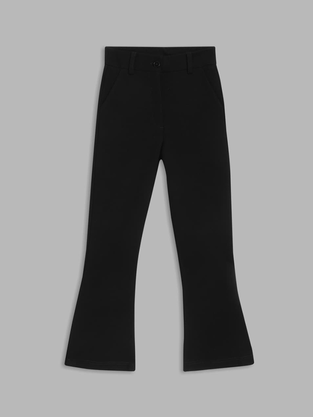 

ELLE Girls Black Flared Trousers