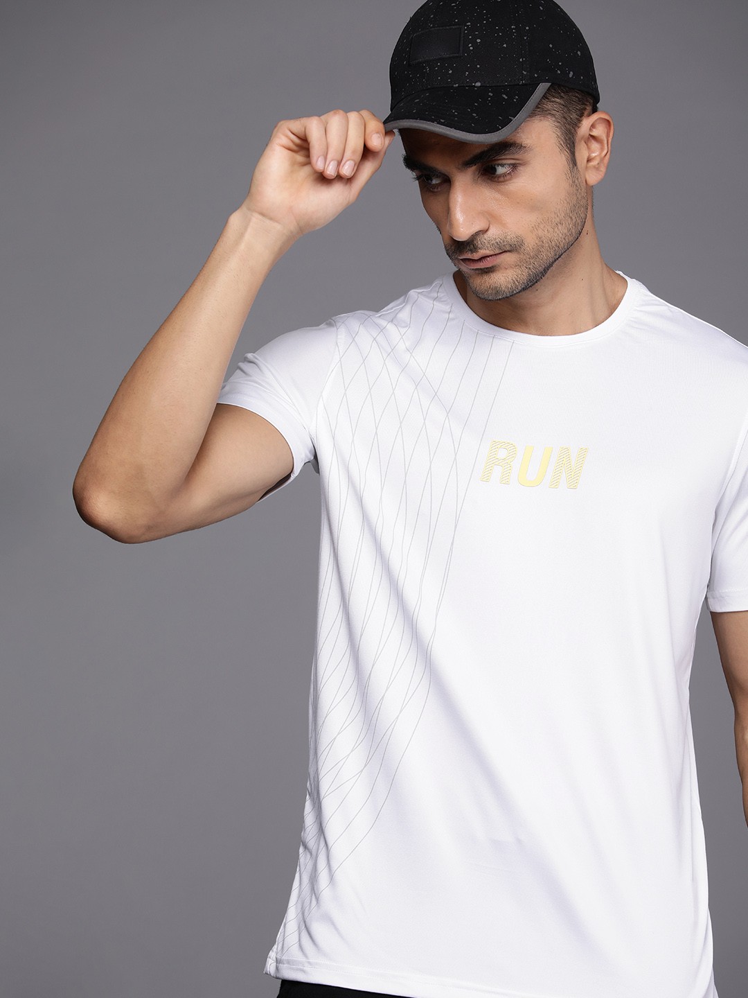 

Louis Philippe ATHPLAY Graphic Printed Slim Fit T-shirt, White