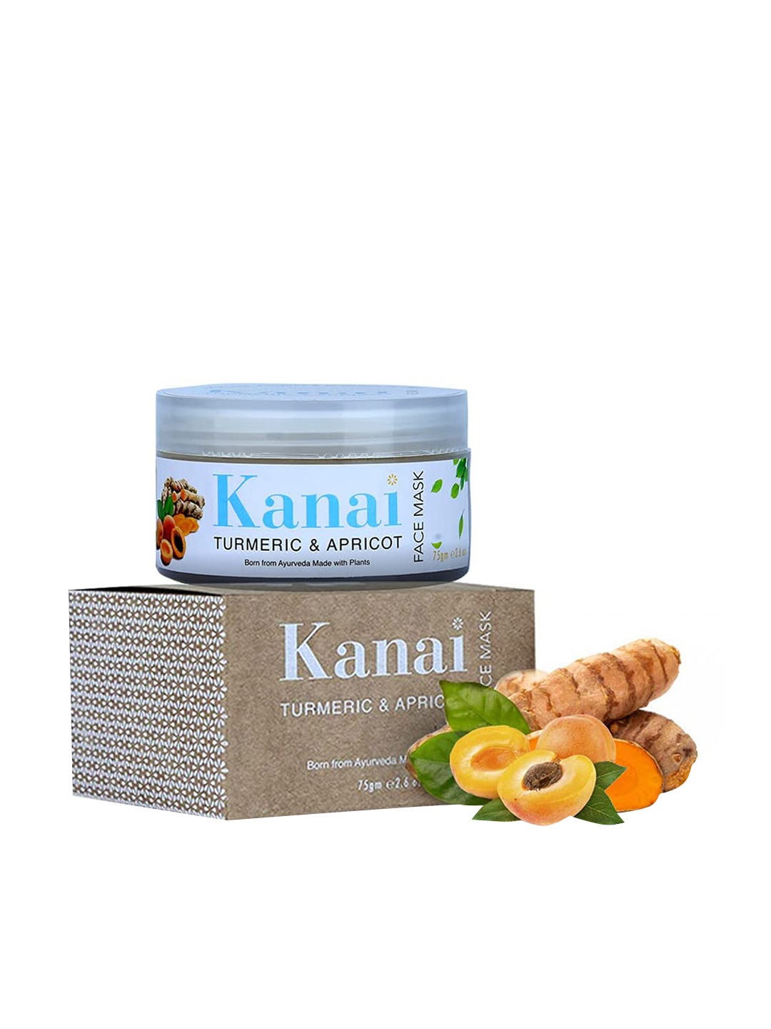 

Kanai Turmeric & Apricot Vegan Face Mask 75g, Yellow
