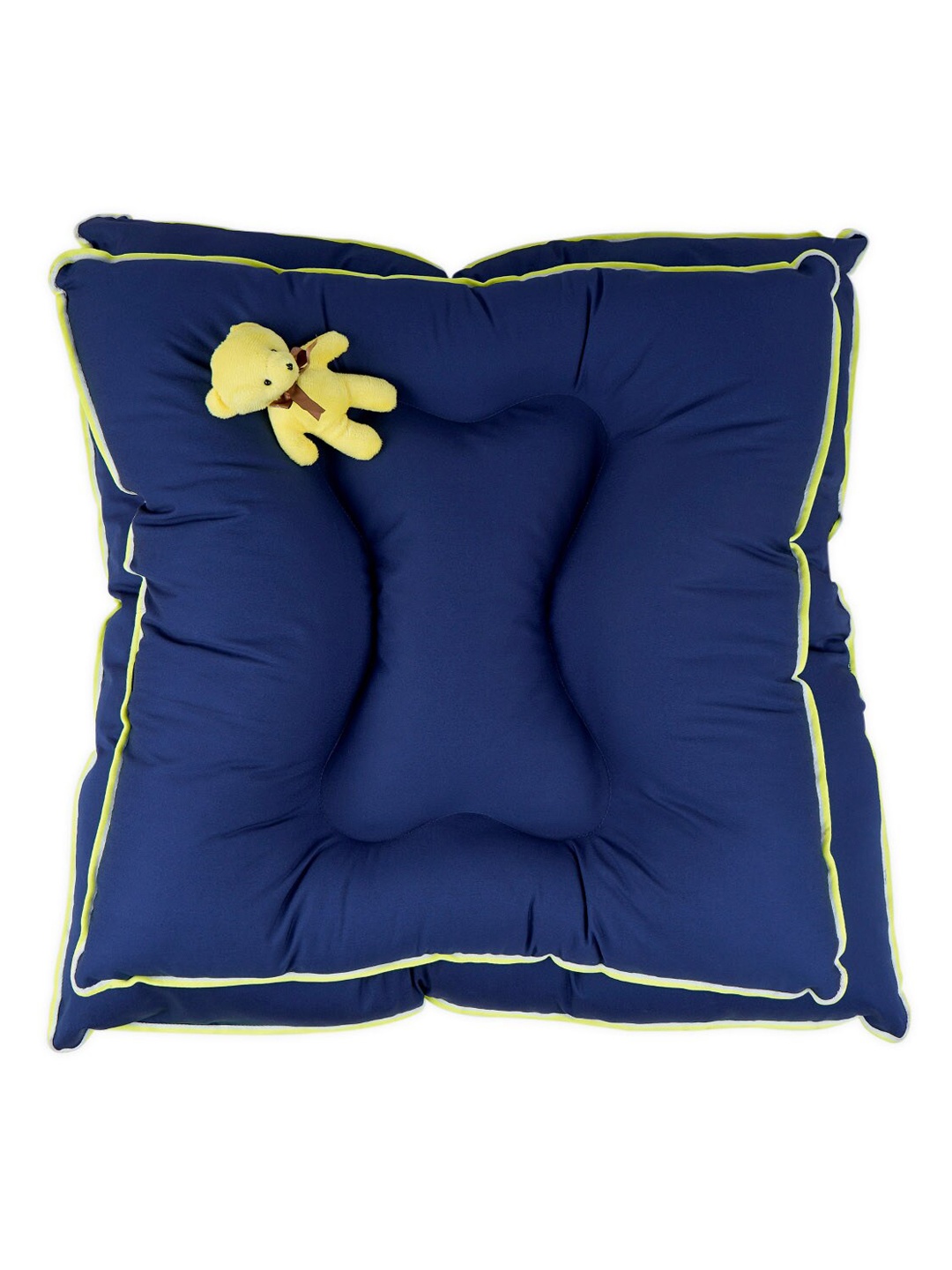 

Emily pets Blue & Pink Solid Pet Bed With Toy