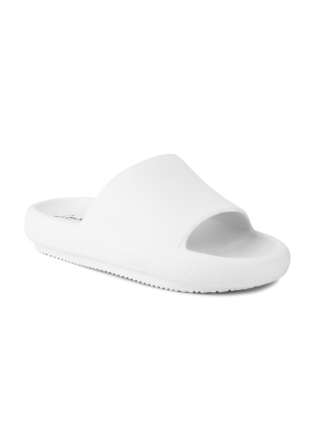 

London Rag Women White Solid Synthetic Flatform Heel