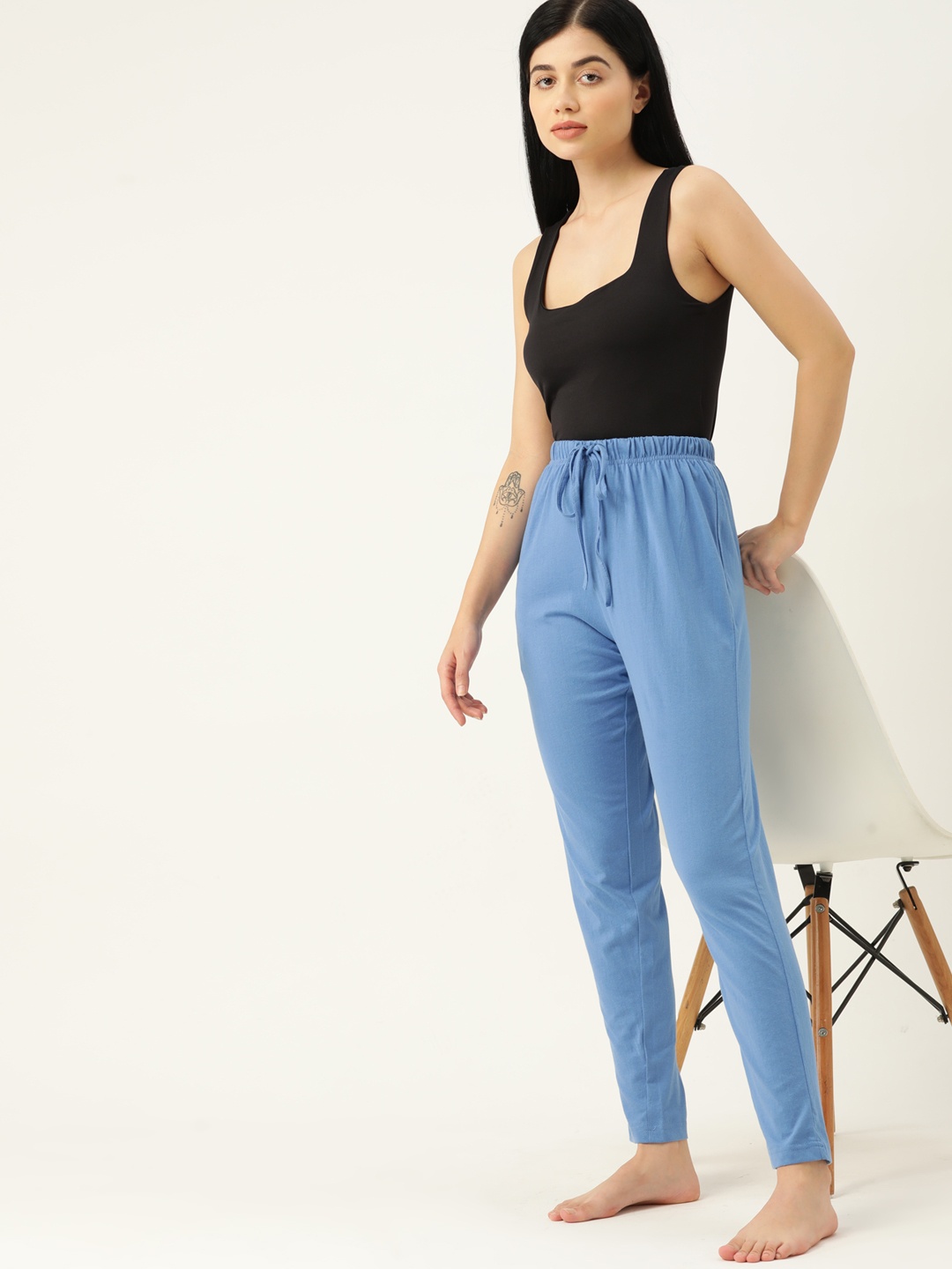 

ETC Women Blue Solid Lounge Pants