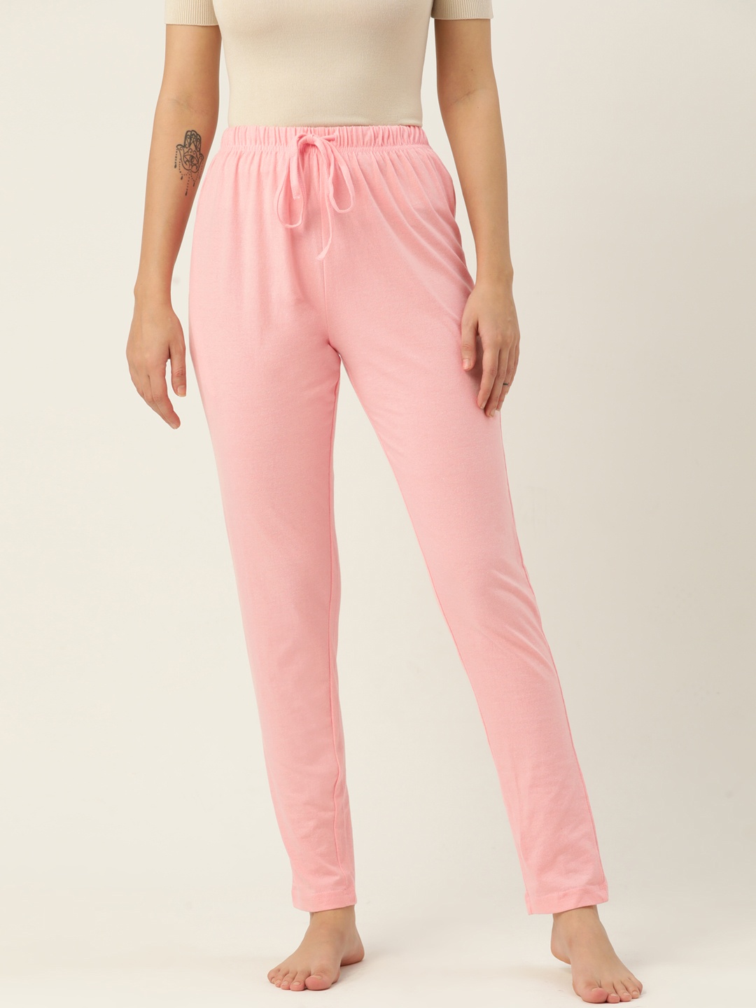 

ETC Women Pink Solid Lounge Pants