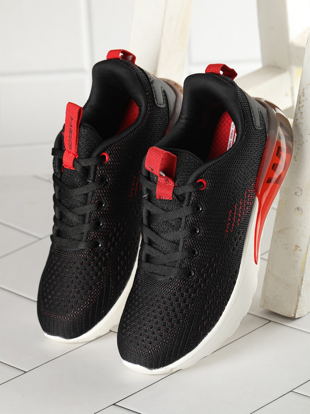 

ABROS Boys Oscar-O Running Sports Shoes, Black