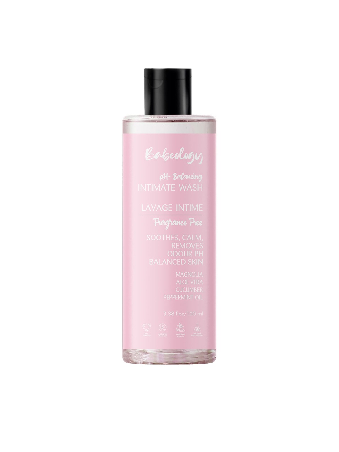 

BABEOLOGY pH-Balancing Intimate Wash with Aloe Vera & Cucumber - 100ml, Pink