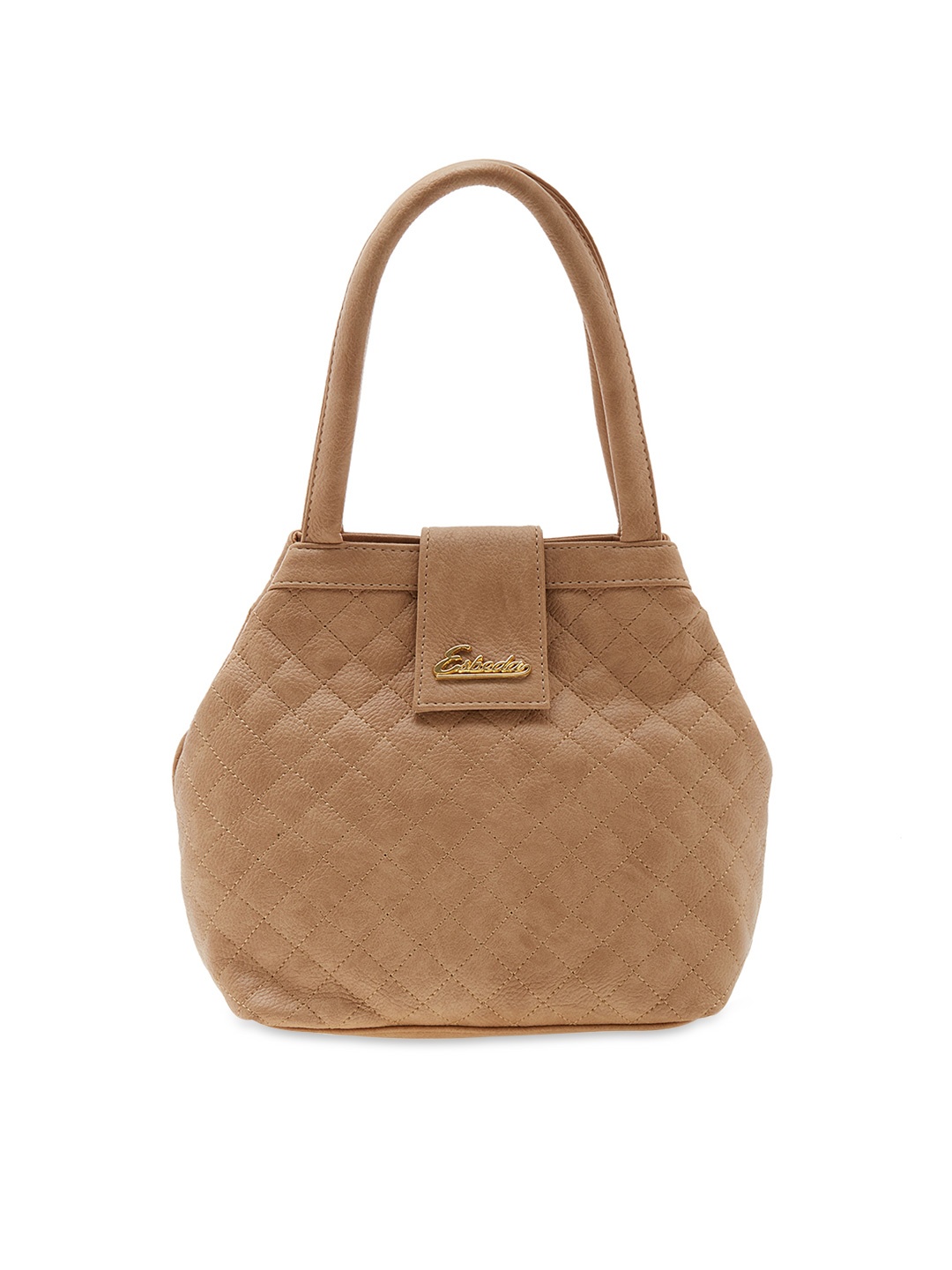 

ESBEDA Beige Quilted Handheld Bag