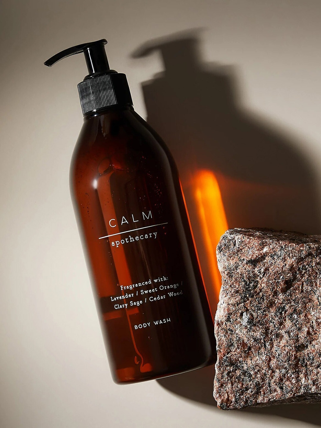 

Marks & Spencer Calm Body Wash 470ml, Brown