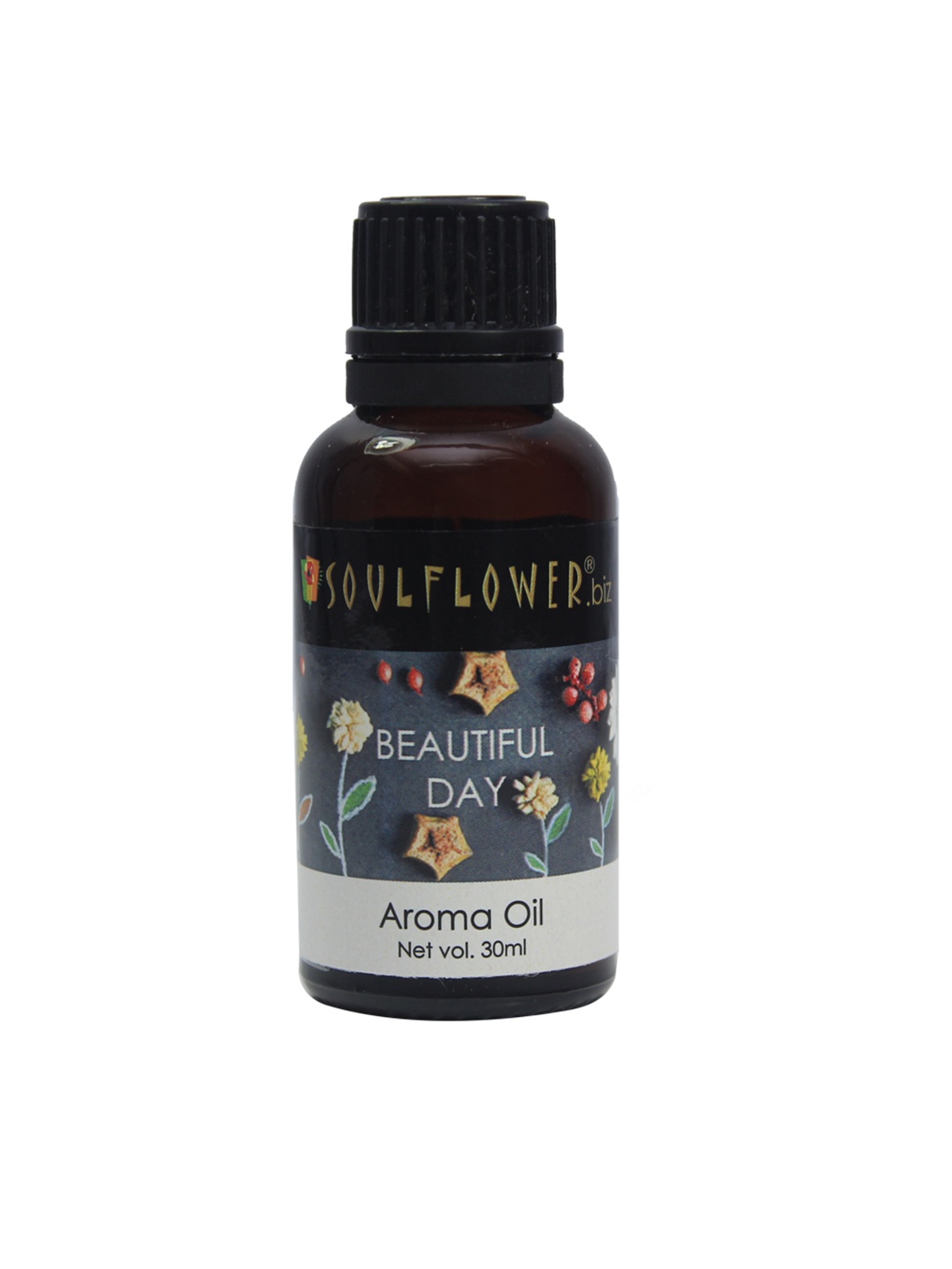 

Soulflower Beautiful Day Aroma Oil 30 ml, Brown