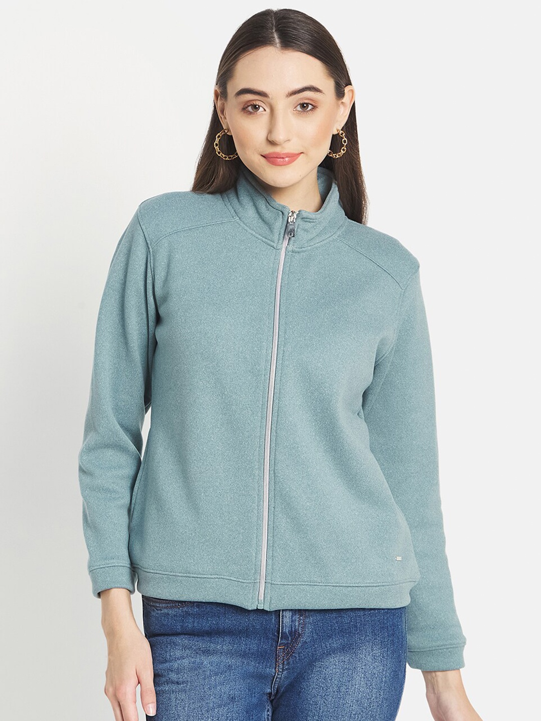 

METTLE Women Blue Sweatshirt