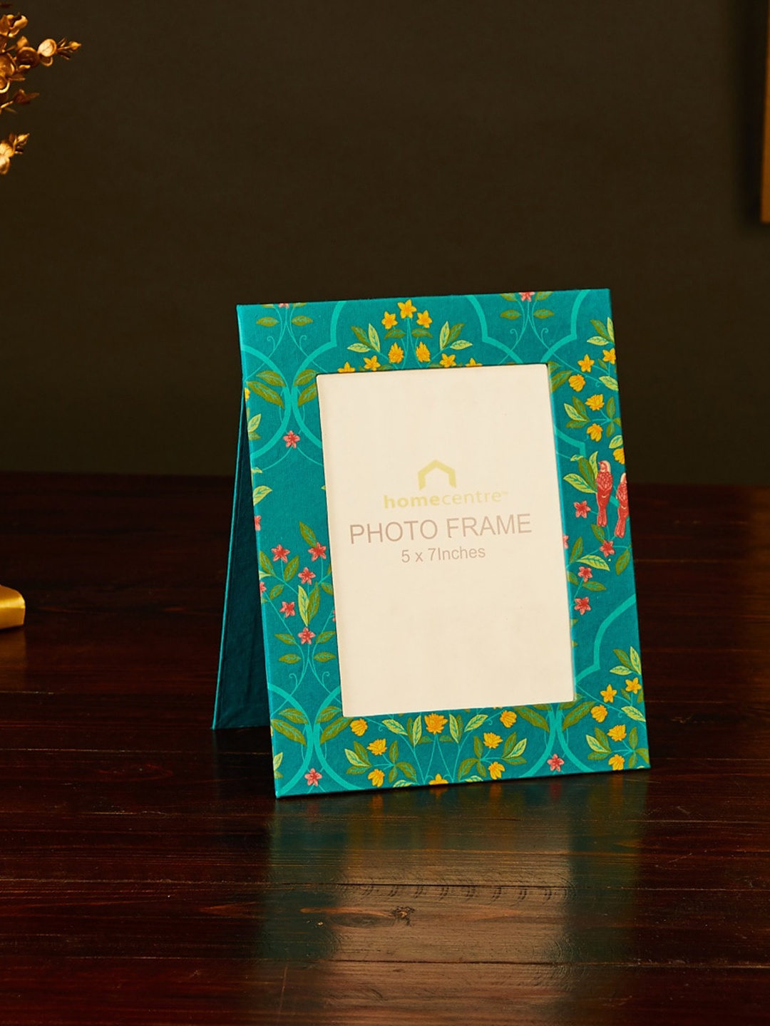 

Home Centre Teal Blue Printed Table Top Photo Frames