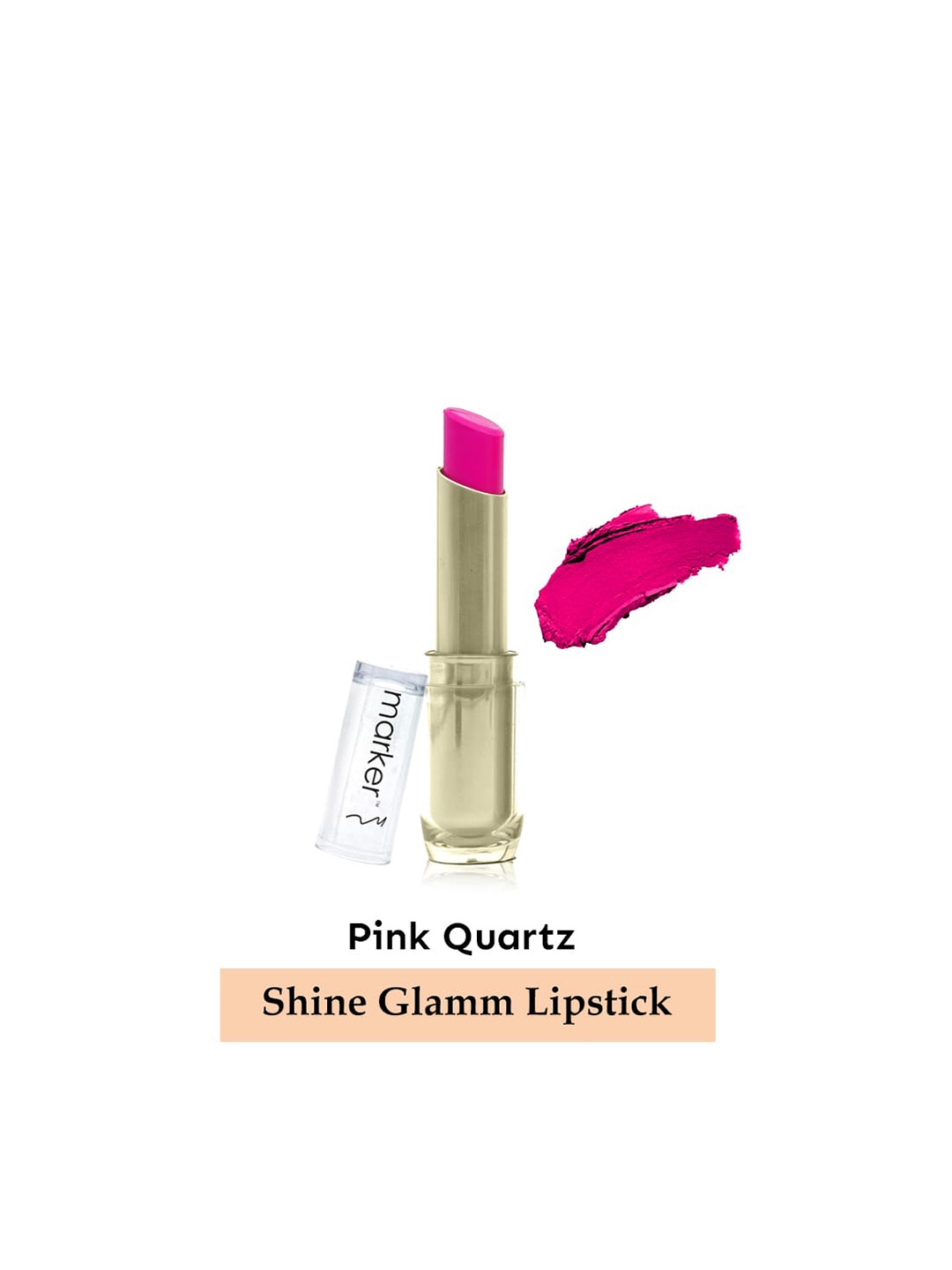 BeautyRelay London Shine Glamm Lipstick with Olive Oil 3.5 g-Pink Quartz