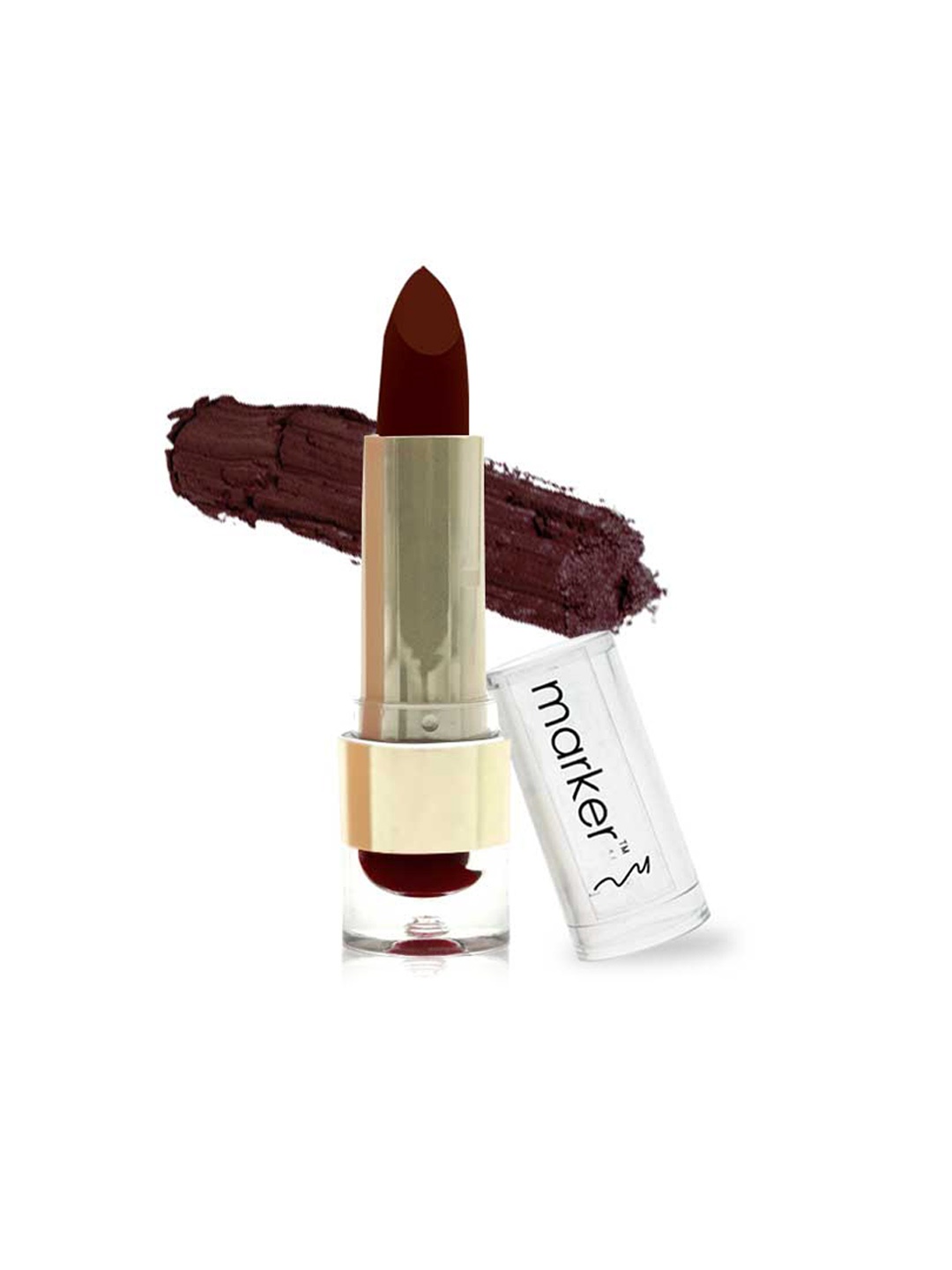 

BeautyRelay London Women Marker Xplore HD Matte Lipstick 3.5g - Mink Brown, Na