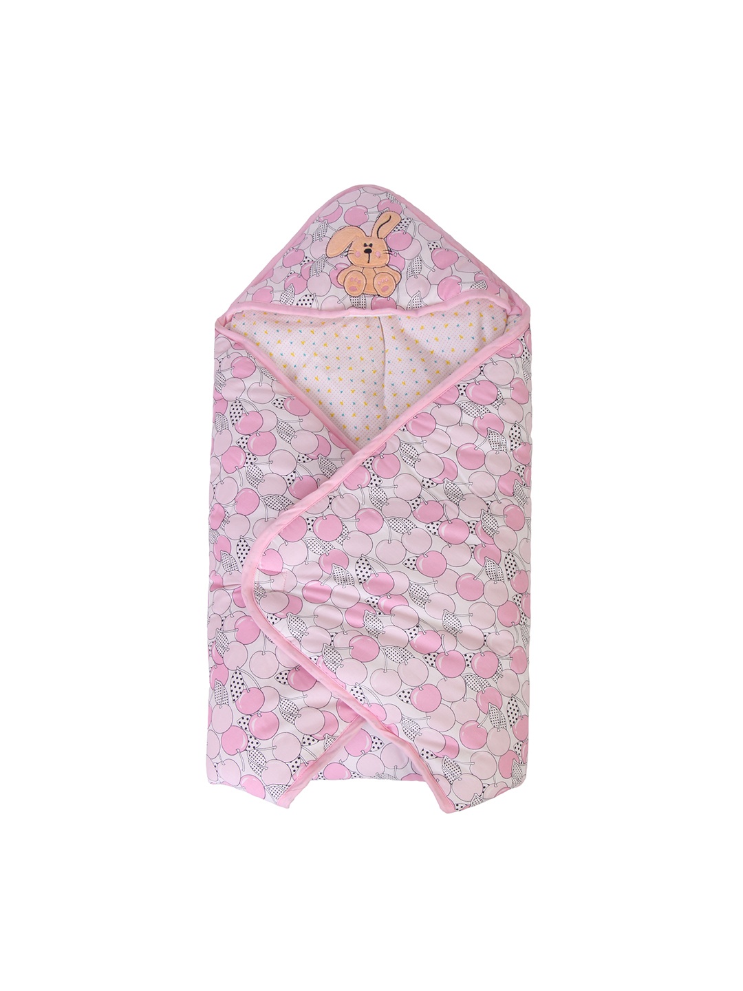 

Enfance Infants Pink Printed Cotton Wrap Sleeping Bag