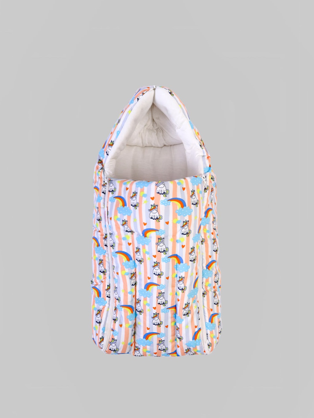 

Enfance Infant Orange & White Printed Sleeping Bag