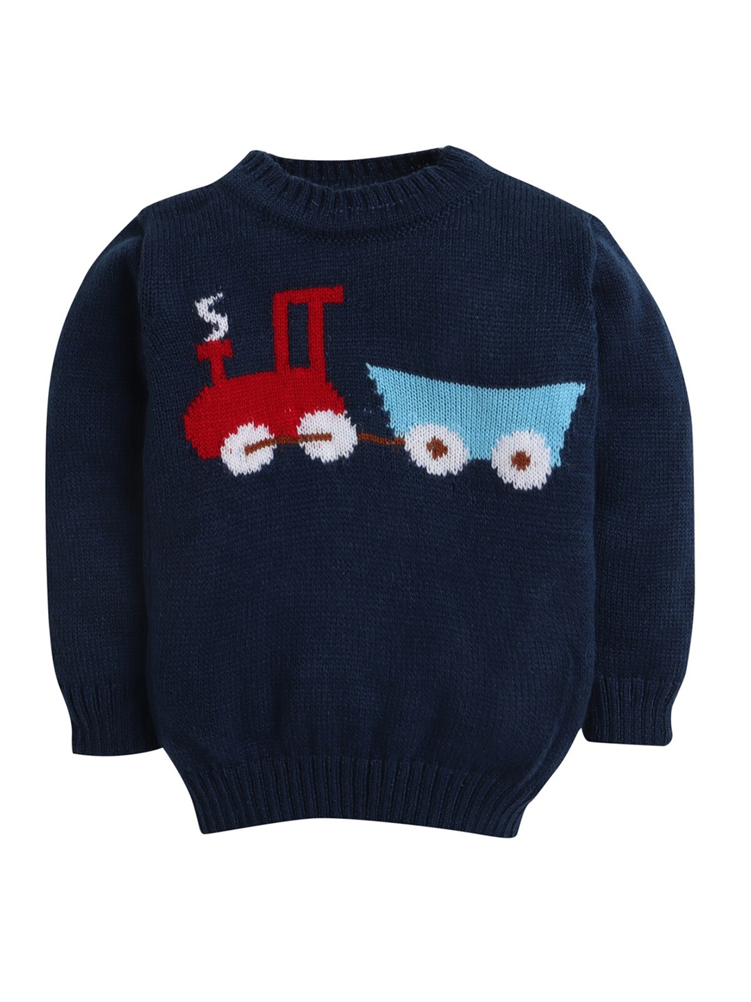 

Little Angels Unisex Kids Navy Blue & Red Pullover