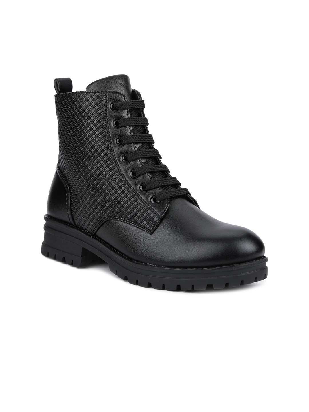 

GARDIN Women Black Solid Heeled Regular Boots