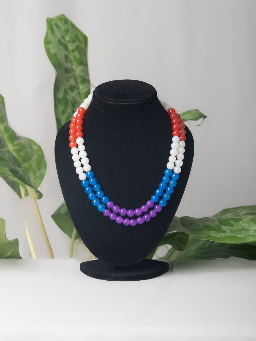 

Unnati Silks Women Multicoloured Layered Necklace, Multi