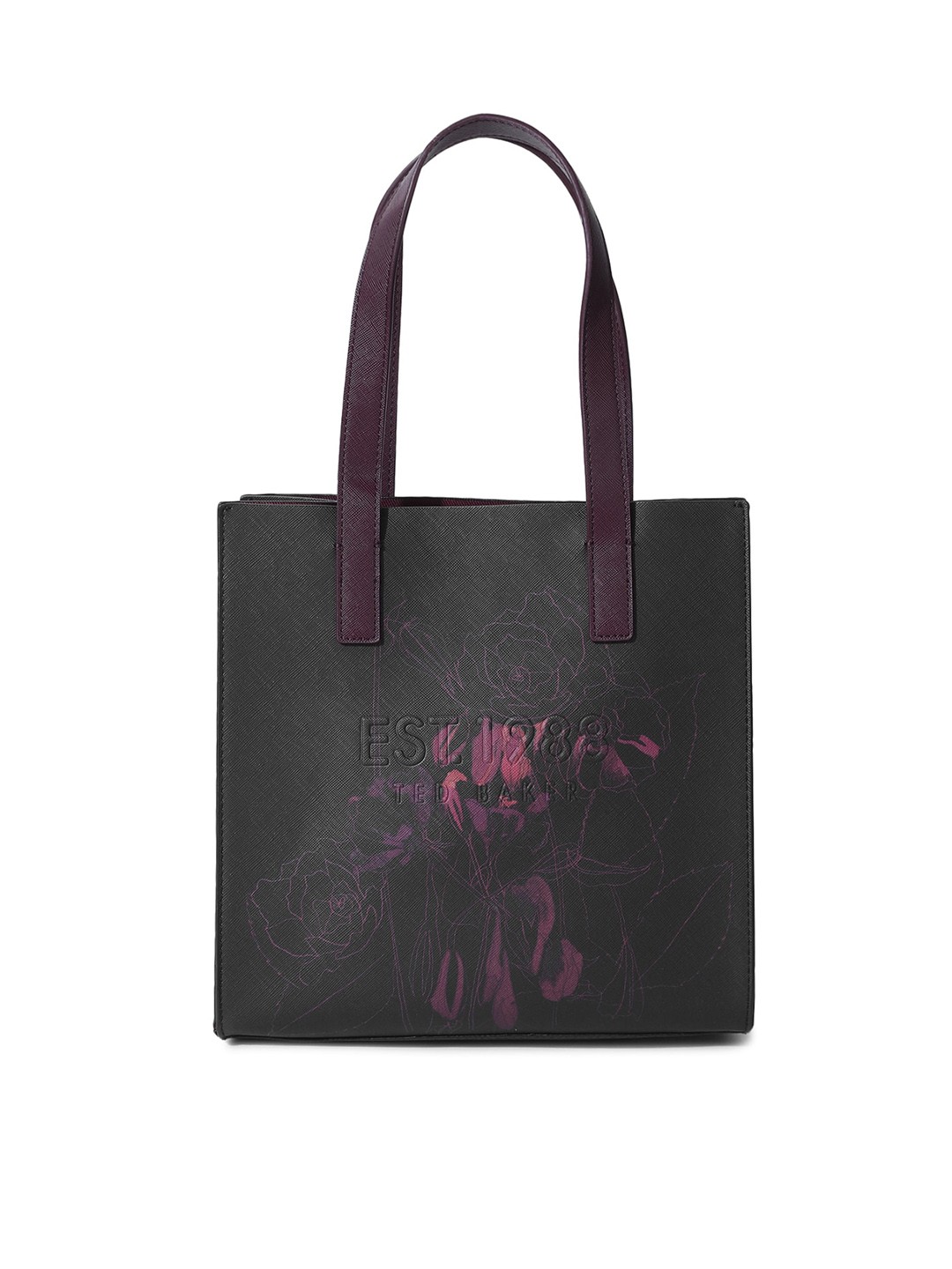 

Ted Baker Women Black Leather Shopper Tote Bag