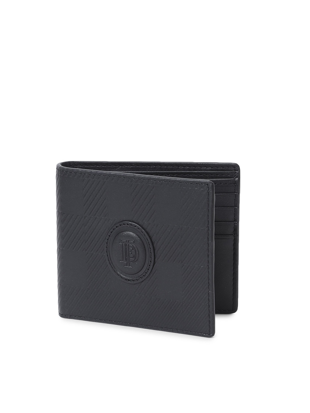 

Ted Baker Men Black Leather Two Fold Wallet