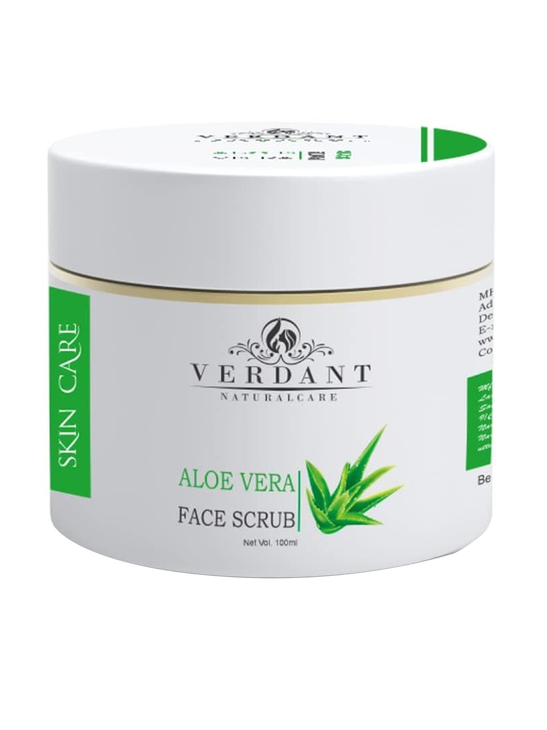 

Verdant Natural Care Aloe Vera Face Scrub 100 ml, White