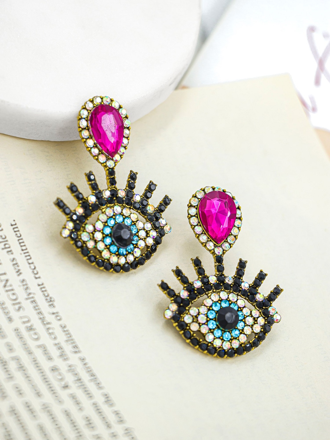 

Bellofox Women Pink Contemporary Studs Earrings