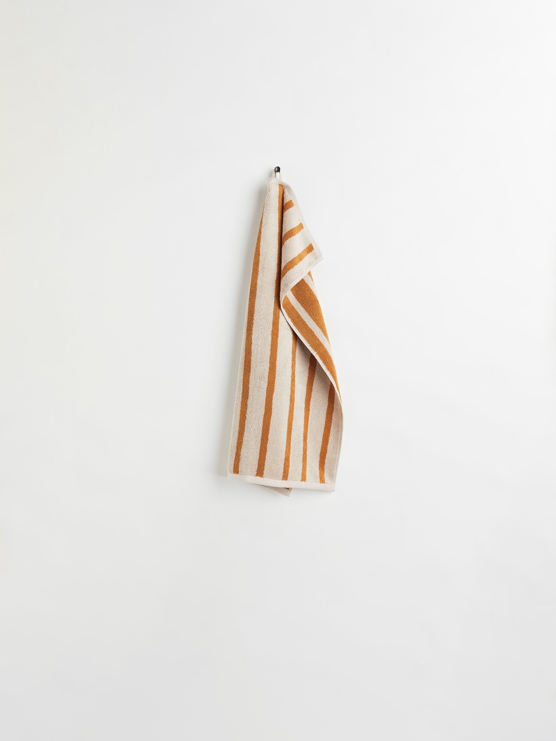 

H&M Set of 4 Striped Pure Cotton Bath Towels, Yellow
