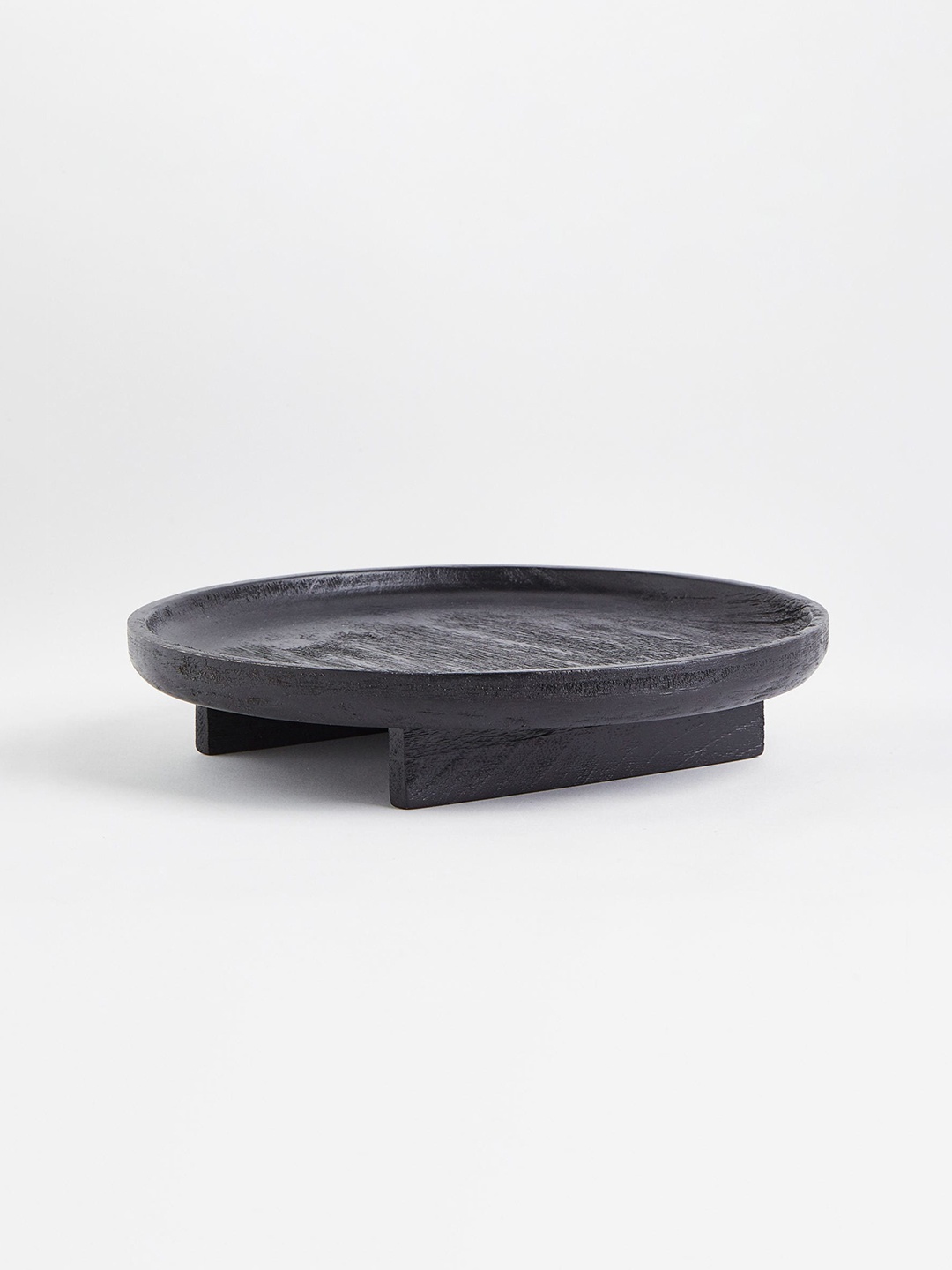 

H&M Black Solid Wooden Trays