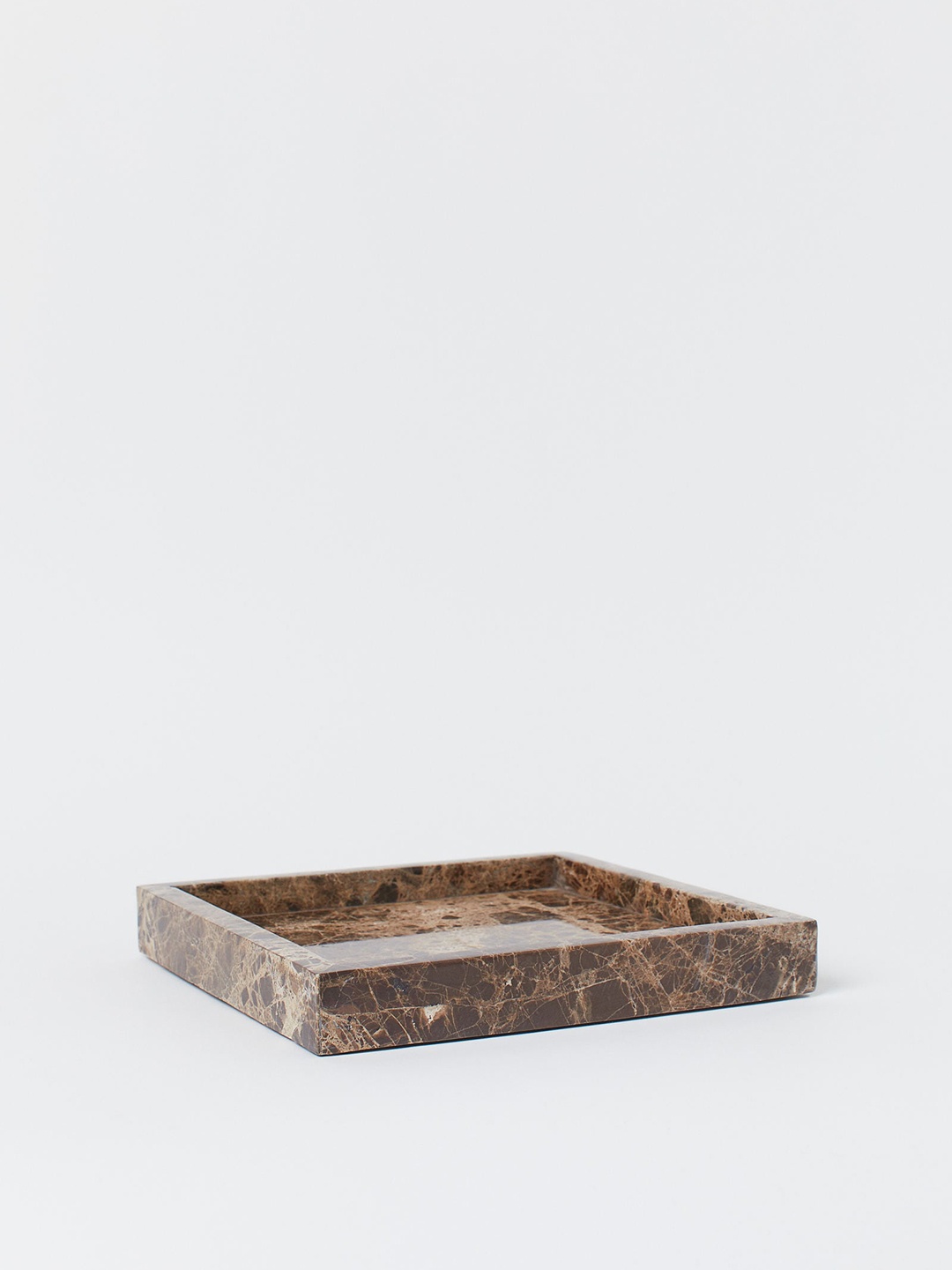 

H&M Brown Textured Marble Trays