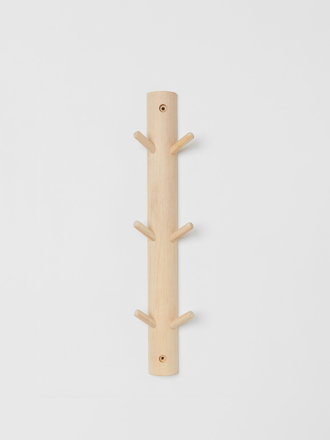 

H&M Beige Solid Wooden Vertical Hanging Rack