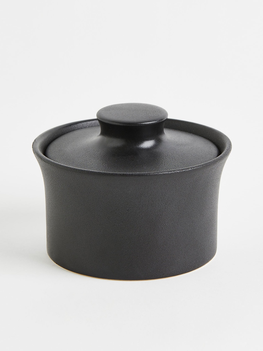 

H&M Black Solid Stoneware Trinket Box