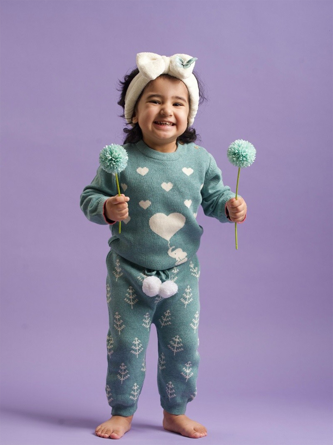 

Greendeer Infants Blue & White Pullover