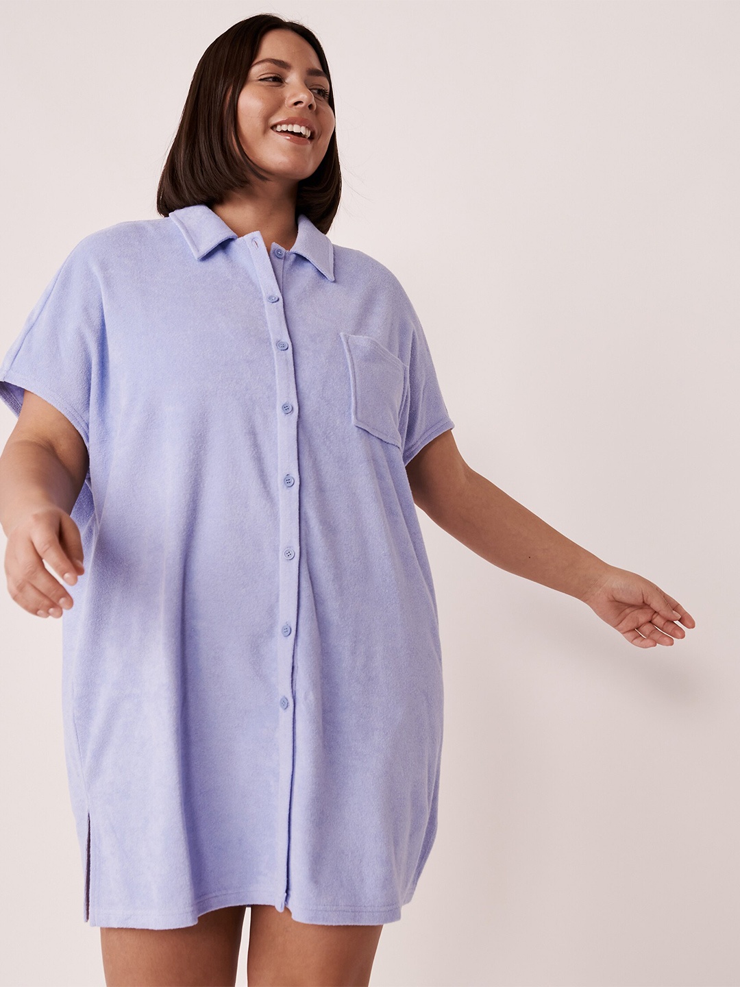 

La Vie en Rose Women Blue Shirt Nightdress