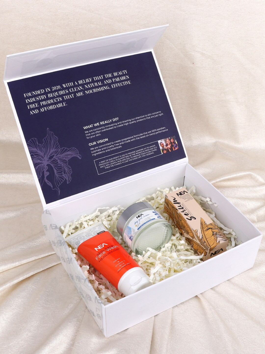 

NEA Set Of 3 Skin Brightening, Tan Removal Face Wash, Face Serum & Cream, White