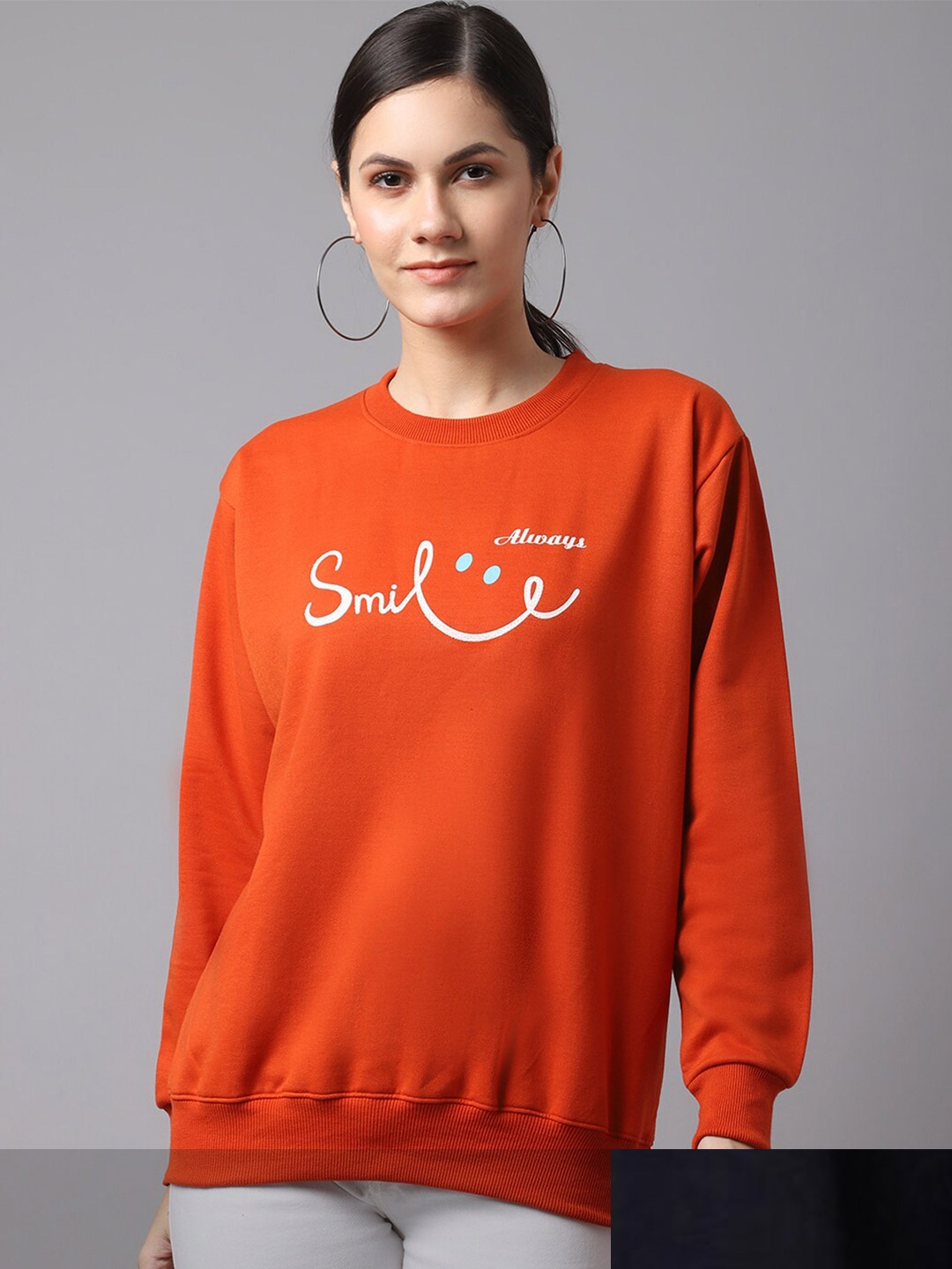 MACK JONNEY Women Pack of 2 Orange Sweatshirt