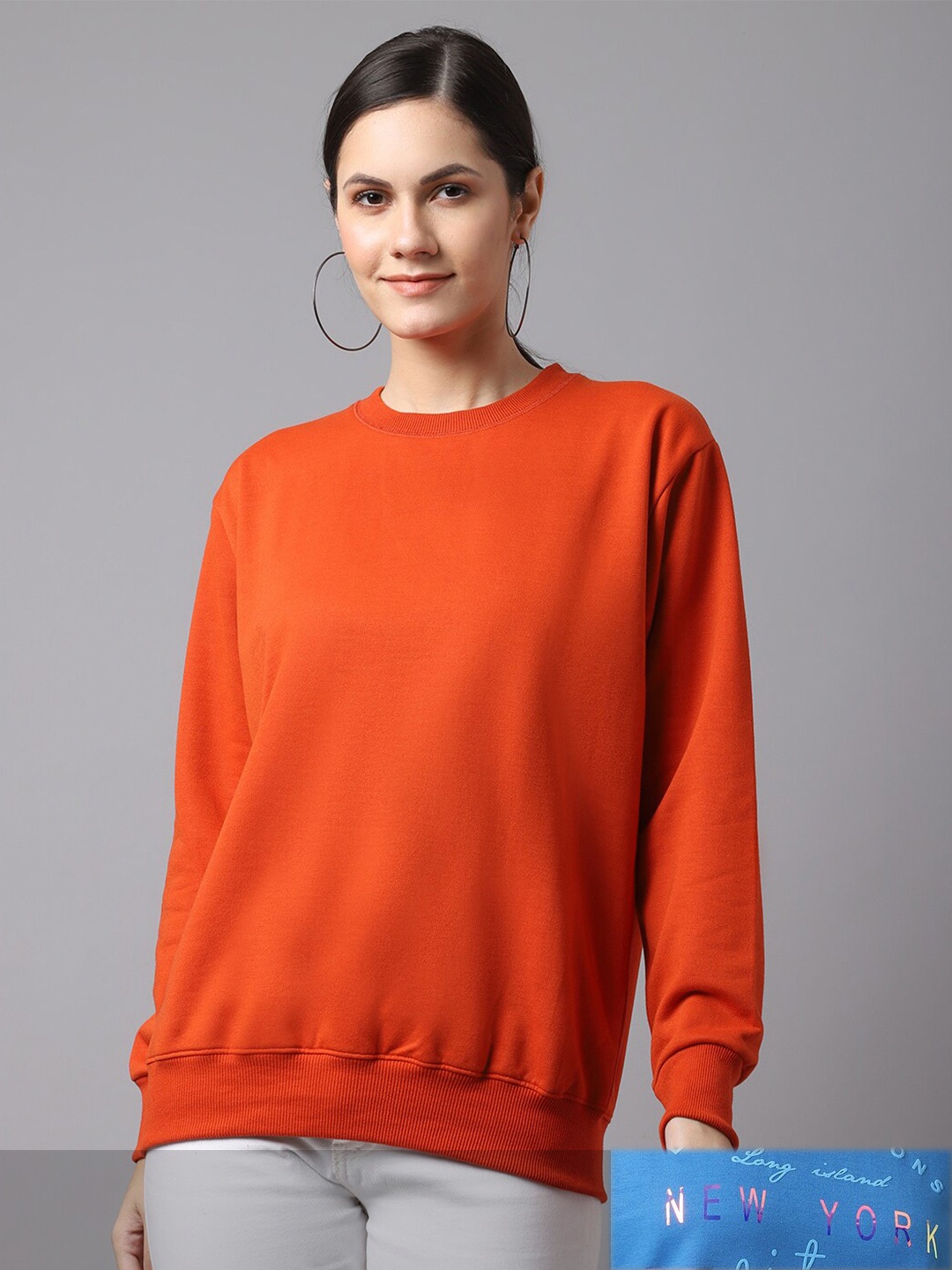 

VIMAL JONNEY Women Pack of 2 Orange Sweatshirt