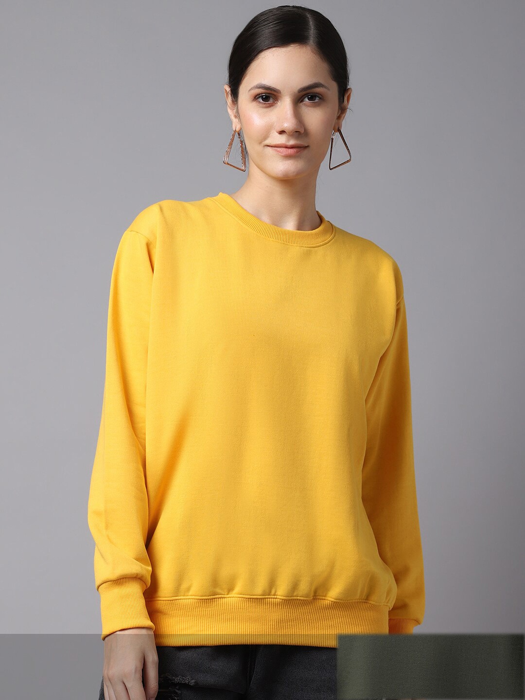 

MACK JONNEY Women Pack of 2 Yellow Sweatshirt