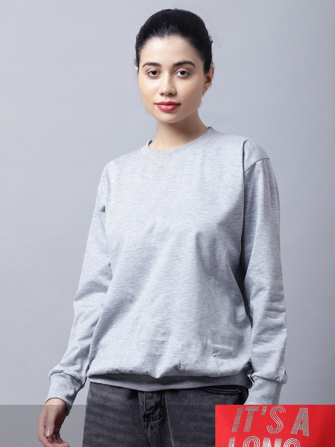 

MACK JONNEY Women Pack Of 2 Sweatshirt, Grey