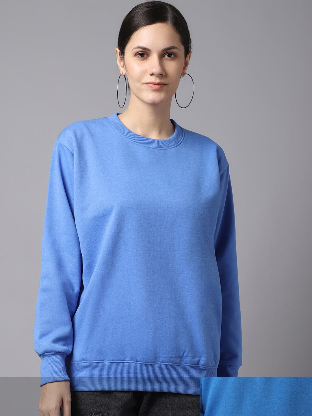 

MACK JONNEY Women Pack of 2 Blue Printed Sweatshirts